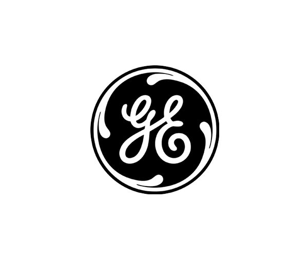 Ge logo on a white background with change management.